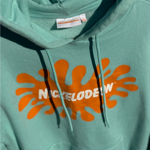 Nickelodeon Sweatshirt Large 90’s Cartoons Logo Hoodie Rugrats CatDog Ren Stimpy - Picture 2 of 9